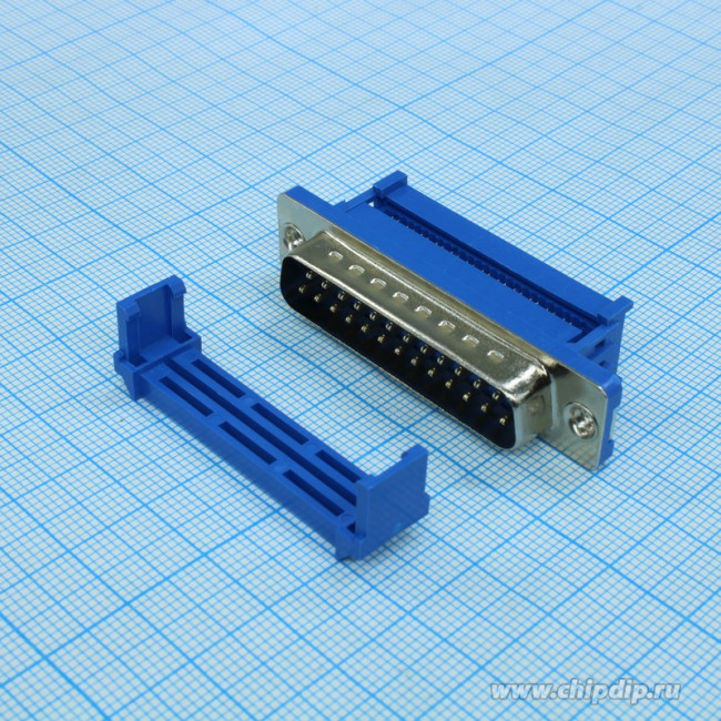 DI-25M (DS1036-25M), Вилка 25 pin на шлейф DI-25M (DS1036-25M), Вилка 25 pin на шлейф