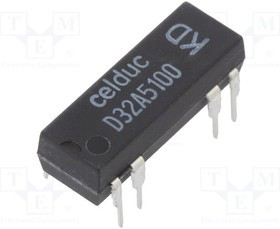 D32A5100, Реле: герконовое, DPST-NO, Uобмотки: 12ВDC, 1А, макс.100ВDC, 10Вт
