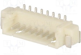 NX1251-08SMS, Гнездо; провод-плата; "папа"; 1,25мм; PIN: 8; SMT; 125В; 1А; луженые