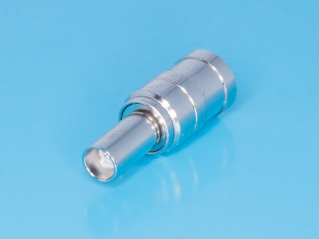 SMB-C174J, Разъем SMB гнездо на кабель RG-174,188,316, обжимной, Amphenol, SMB6121A1-NT30G-316U-50