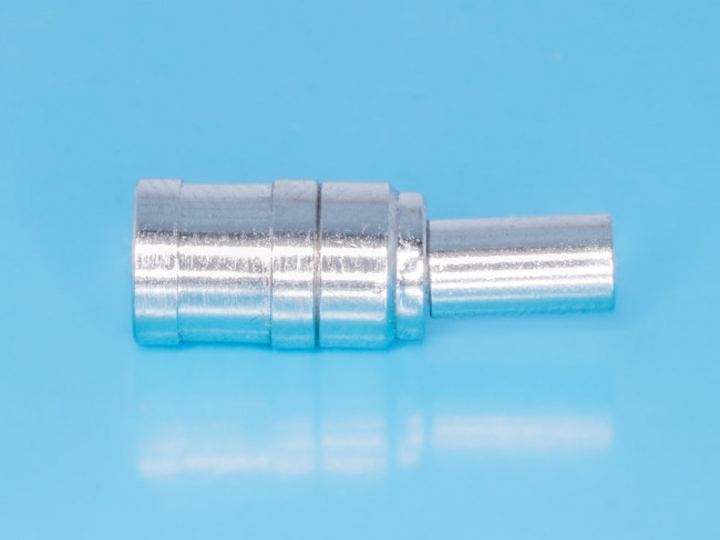 SMB-C174J, Разъем SMB гнездо на кабель RG-174,188,316, обжимной, Amphenol, SMB6121A1-NT30G-316U-50