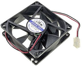 JF0825B1H-R, вентилятор 12В 80х80х25мм подшипник качения 3000об/мин