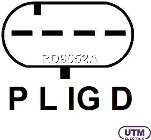 RD9052A, Реле регулятор генератора SSANGYONG Actyon2.0 Xdi [D20DT] 2005 - 2011/SSANGYONG Actyon200 Xdi 4WD