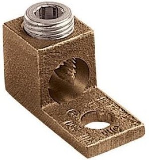 PNL-1/0-L, Terminals Copp MECH Lug 1 Hole Straight PNL-1/0-L, Terminals Copp MECH Lug 1 Hole Straight