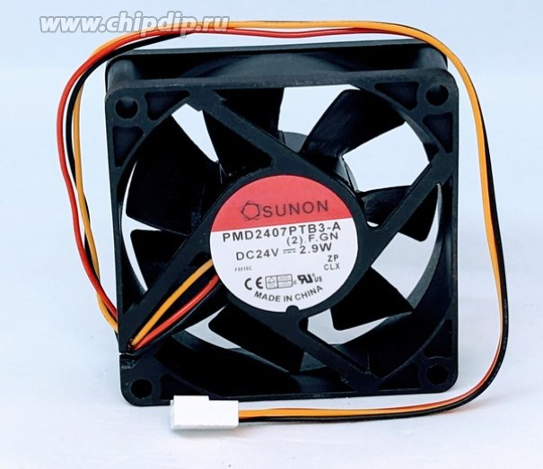 Вентилятор Sunon PMD2407PTB3-A 70x25мм 24V 2.9W 0.12A