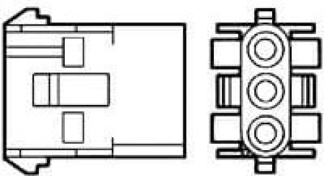1-480703-9, Pin &amp; Socket Connectors CAP HOUSE 4 POS BLACK UL94V-2