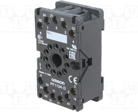 PF113A-D, Панелька, Монтаж: DIN, Серия: MKS, Эл.подкл: круглое гнездо