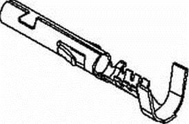 15344718, Контакт автомобильного разъема, Weather Pack, Гнездо, Обжим