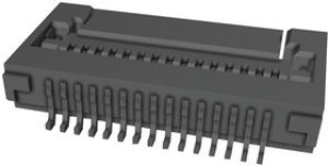502244-3330, FFC / FPC разъем, R/A, 0.5 мм, 33 контакт(-ов), Гнездо, Easy-On 502244, Поверхностный Монтаж, Низ