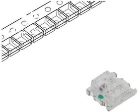 HSMS-C177, LED; SMD; 0805; red; 2.8?10mcd; 2x1.25x0.4mm; 130°; 2.1?2.6V; 20mA