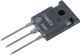 SPW17N80C3FKSA1, Транзистор, N-канал 800В 17А 290мОм [TO-247]