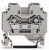 2-wire feed-through terminal, spring-clamp connection, 0.2-6.0 mm², 1 pole, 41 A, 8 kV, gray, 282-101 2-wire feed-through terminal, spring-clamp connection, 0.2-6.0 mm², 1 pole, 41 A, 8 kV, gray, 282-101