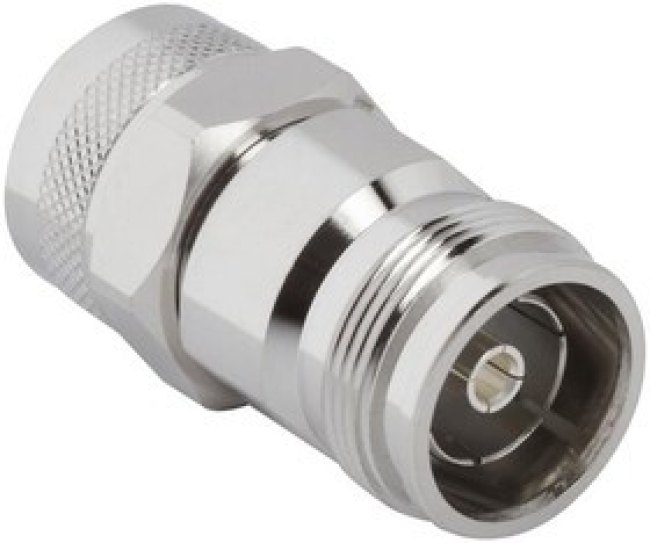 AD-4310JNP-1, RF Adapters - Between Series 4.3/10 JACK TO N PLUG STRT
