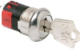 Y200822C203NQ, KEY OPERATED SW, DP3T, 45 DEG, 4A/125VAC Y200822C203NQ, KEY OPERATED SW, DP3T, 45 DEG, 4A/125VAC