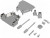 L6260-0106-03, Корпус: для разъемов D-Sub, D-Sub 25pin, D-Sub HD 44pin, UNC4-40