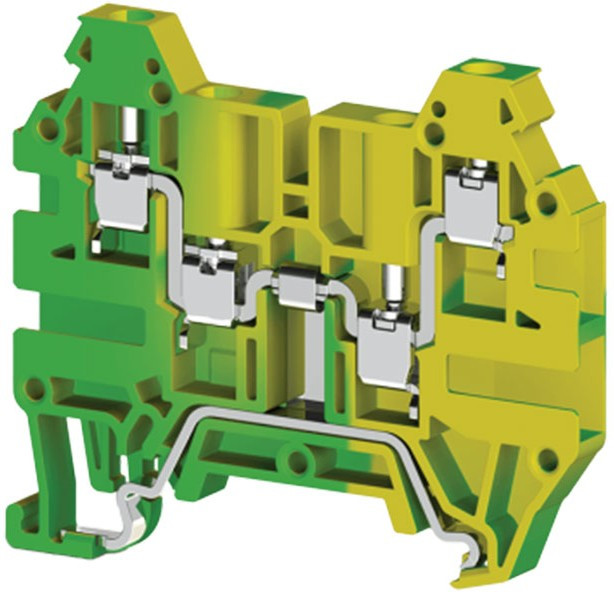 AVK2,5CCT (земля), 334220 Клеммник 4-х выводной, 2,5 мм.кв. AVK2,5CCT (земля), 334220 Клеммник 4-х выводной, 2,5 мм.кв.