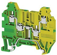 AVK2,5CCT (земля), 334220 Клеммник 4-х выводной, 2,5 мм.кв. AVK2,5CCT (земля), 334220 Клеммник 4-х выводной, 2,5 мм.кв.