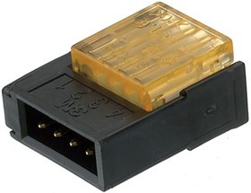 37104-A124-00E MB, 4-Way IDC Connector Plug for Cable Mount, 1-Row