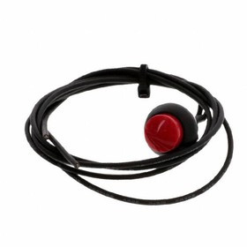 PB7B2HS3M1CAL00Y500, Pushbutton Switches PB ON/OFF HC Red M1 Term IP68 .5m LHS