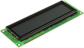 PC1602ARSL, PC1602ARSL Alphanumeric LCD Display, 2 Rows by 16 Characters, Reflective