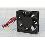 Вентилятор постоянного тока 12 Вольт, 60x60x15мм, подшипник скольжения, 4500об/мин, ВН075 вент 60x60