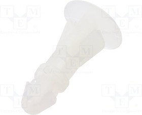 DR8G820V40580, Втулка дистанцирующая, полиамид, Дл 10мм, защелка / защелка