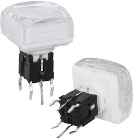 TS5-4TU-11S LED, Миниатюрная кнопка TS5-4TU-11S, с LED-подсветкой