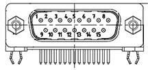 173109-1909, D-Sub Standard Connectors FCT DSUB