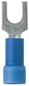 PV14-6FX-M, Terminals FORK 16-14 BLUE VYL STUD SIZE #6