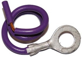 Клемма"O", d 6,4мм, 1L1,0x110, латунь, фиолетовый