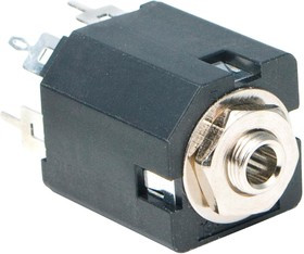 ACJS-MV35-5, Телефонный аудио разъем, 3.5mm, 3 контакт(-ов), Гнездо, Монтаж в Панель