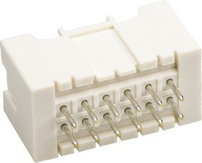 B12B-XADSS-N(LF)(SN), 2x6P 2 2.5mm 2.5mm 6 Copper Alloy Plugin,P=2.5mm Wire To Board / Wire To Wire Connector ROHS