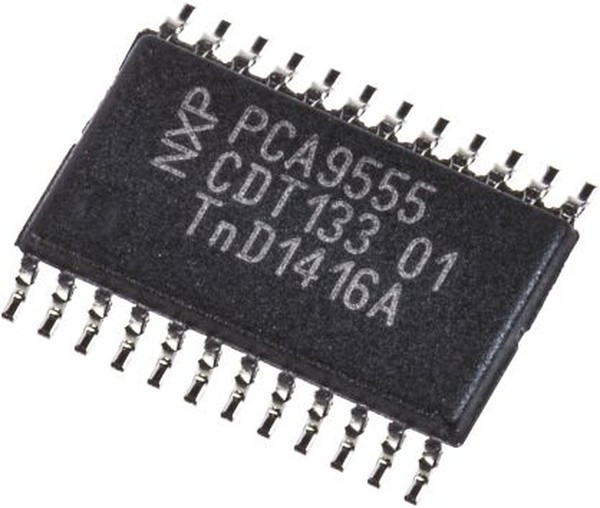 PCA9555PW,112, I2C/SMBus Interface 100kHz/400kHz 5.5V 24-Pin TSSOP Tube