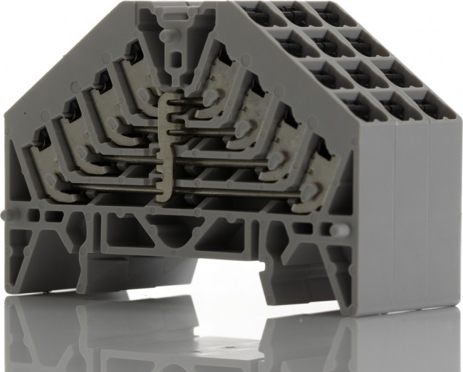 1173890000, P Series Grey DIN Rail Terminal Block, 1.5mm², Quadruple-Level, Push In Termination 1173890000, P Series Grey DIN Rail Terminal Block, 1.5mm², Quadruple-Level, Push In Termination