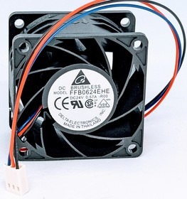 Вентилятор Delta Electronics FFB0624EHE 60x38мм 24V 9.12W 0.57A 3pin