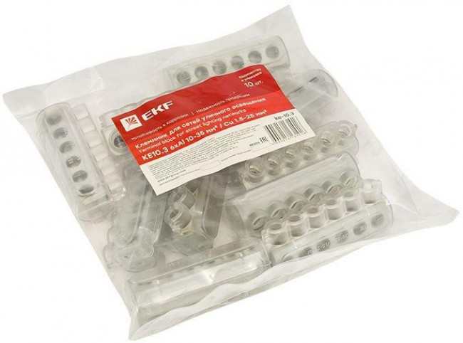 Клеммник для сетей уличного освещения KE10.3 Al 6х10-35/Cu 1.5-25PROxima EKF ke-10.3