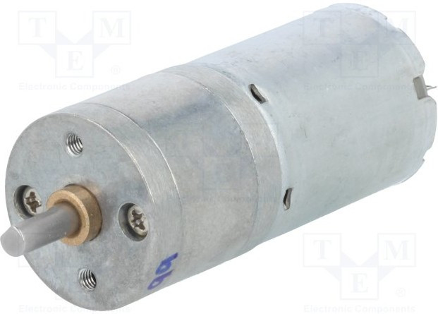 3255, Двигатель: DC, с редуктором, LP, 12ВDC, 1,1А, Ось: D профиль, 99: 1