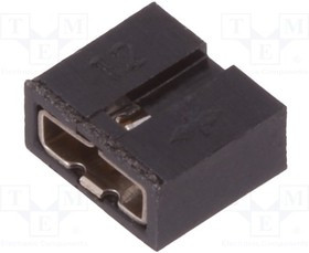 86730-301LF, Перемычка, штыревой, Minitek, "мама", PIN: 2, прямой, 2мм, 1x2