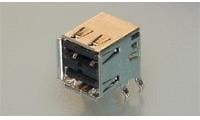 5787617-4, Составной USB разъем, USB Типа A, USB 2.0, 8 вывод(-ов), Прямой Угол, Медный Сплав
