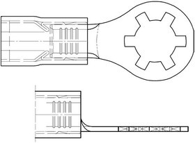 19077-0007, Terminals STAR RING TERMINAL