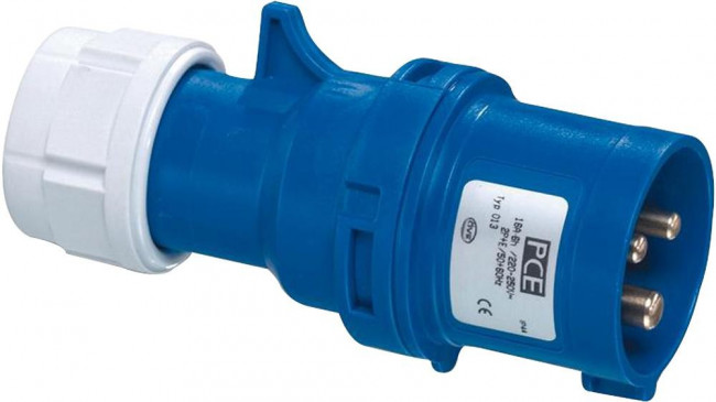 023-6, Разъем: питания AC; вилка; "папа"; 32А; 230ВAC; IEC 60309