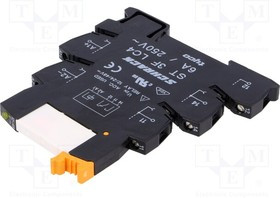 ST3P3LC4, Реле: интерфейсное, SPDT, Uобмотки: 24ВDC, 6А, 6A/250ВAC, 6A/28ВDC