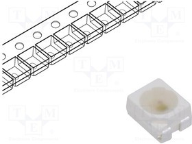 LTST-E683CEGBW, Программируемый светодиод; SMD; 3528,PLCC4; RGB; 3,5x2,8x1,9мм