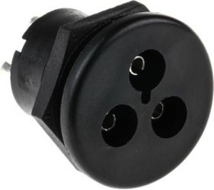 SA2404, Power Connector Panel Mount, Solder Termination, 3A, 250 V ac