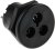 SA2404, Power Connector Panel Mount, Solder Termination, 3A, 250 V ac SA2404, Power Connector Panel Mount, Solder Termination, 3A, 250 V ac