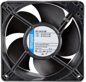 ACI4410HH, Осевой Вентилятор, серия ACi 4400, IP20, 115 В, AC (Переменный Ток), 119 мм, 38 мм, 105.9 фут³/мин