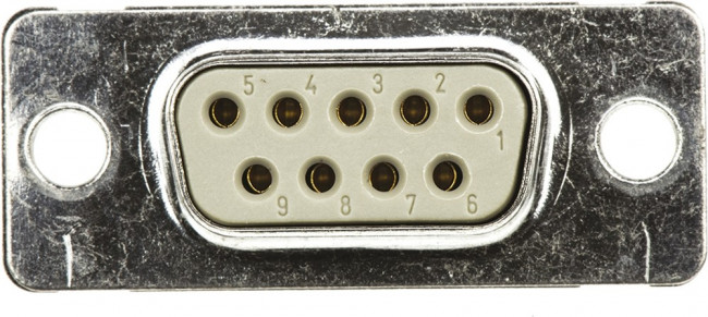 013492, 9 Way Through Hole D-sub Connector Socket, 2.75mm Pitch
