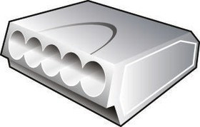 148-90009 HECE-5-PA66-GY, HelaCon Plus Wire Splice Connector 1.0 2.5 mm²