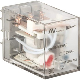 Промежуточное реле RPA 22/3 6A 230В AC AVERES rpa-22-3-230AC