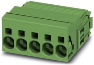 1748875, Pluggable Terminal Blocks 3 Pos 7.62mm Invert Plug 18-4AWG Spring